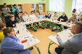 Депутат Думы района Оксана Пархоменко приняла участие в квизе по финансовой грамотности для участников Клуба молодой семьи