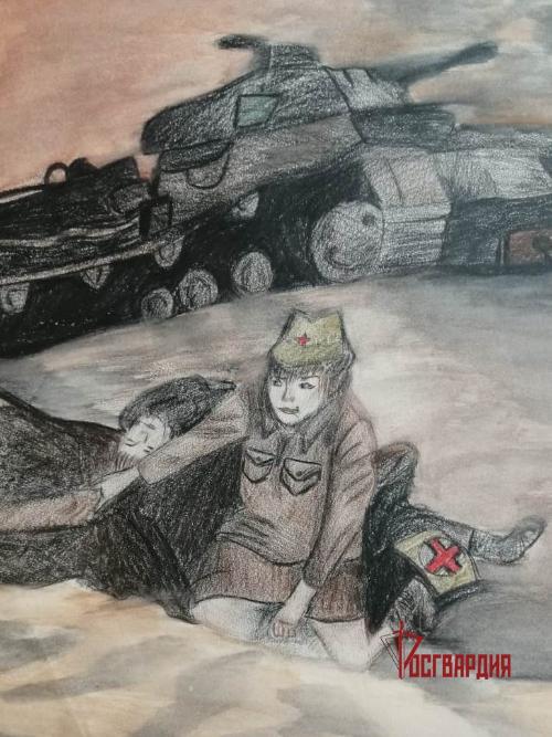 В Управлении Росгвардии по ХМАО – Югре состоялся конкурс детского рисунка, посвященный Международному Дню медицинских сестер