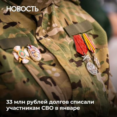 Участникам СВО продолжают списывать долги в Югре