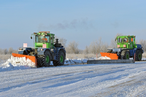 В Ханты-Мансийском районе продолжается обустройство зимних автомобильных дорог